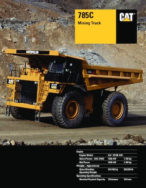 Basculante rigide Caterpillar 785C