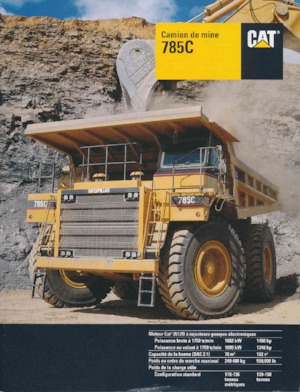 Basculante rigide Caterpillar 785C