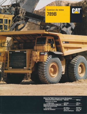Basculante rigide Caterpillar 789B