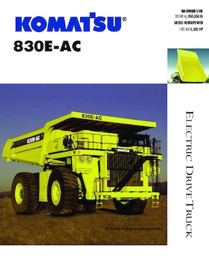 Basculante rigide Komatsu 830E-1AC