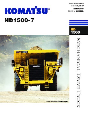 Basculante rigide Komatsu HD1500-7