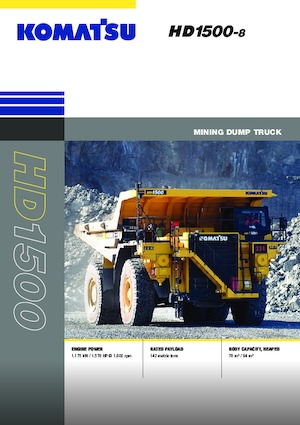 Basculante rigide Komatsu HD1500-8