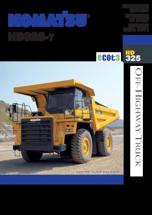 Basculante rigide Komatsu HD325-7