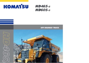 Basculante rigide Komatsu HD605-8E0