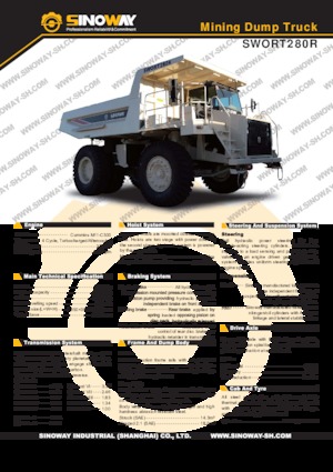 Basculante rigide Sinoway SWORT280R