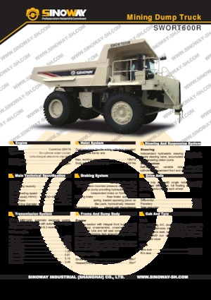 Basculante rigide Sinoway SWORT600R