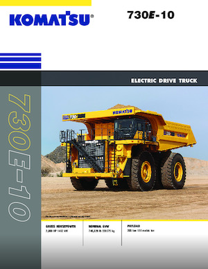 Basculante rigide Komatsu 730E-10