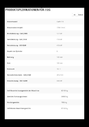 Basculante rigide Caterpillar 772G