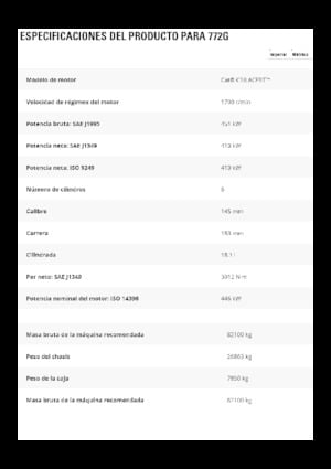 Basculante rigide Caterpillar 772G