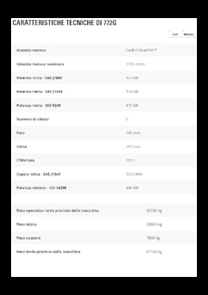 Basculante rigide Caterpillar 772G