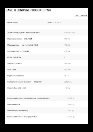 Basculante rigide Caterpillar 772G