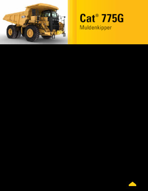 Basculante rigide Caterpillar 775G