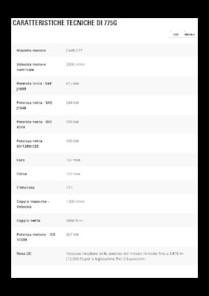 Basculante rigide Caterpillar 775G