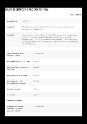 Basculante rigide Caterpillar 775G
