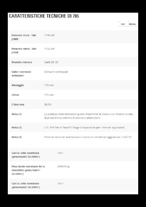 Basculante rigide Caterpillar 785