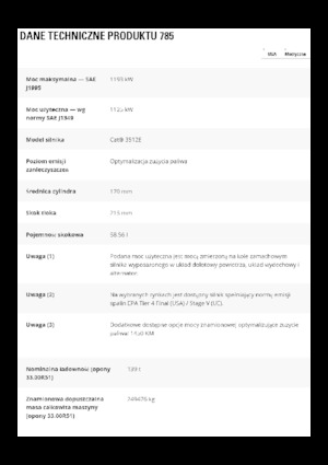 Basculante rigide Caterpillar 785