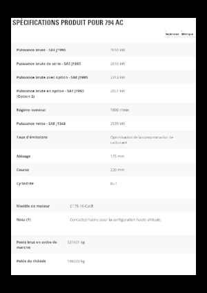Basculante rigide Caterpillar 794 AC