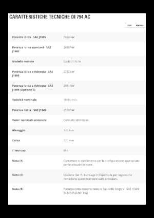 Basculante rigide Caterpillar 794 AC