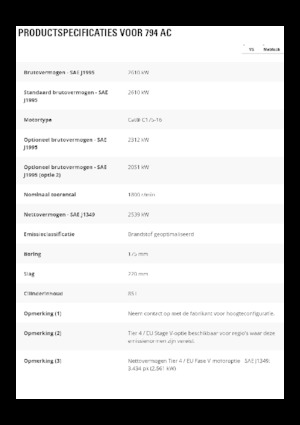 Basculante rigide Caterpillar 794 AC
