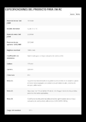 Basculante rigide Caterpillar 798 AC