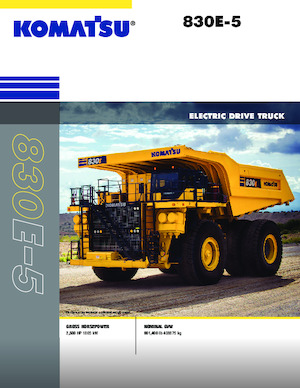 Basculante rigide Komatsu 830-E