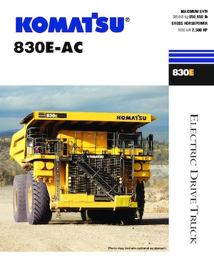 Basculante rigide Komatsu 830E-AC