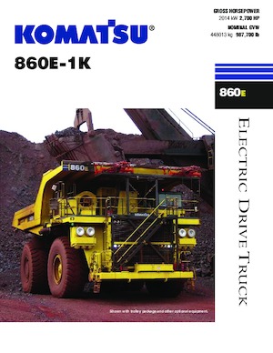 Basculante rigide Komatsu 860E-1K