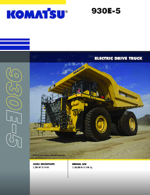 Basculante rigide Komatsu 930E