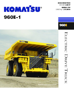Basculante rigide Komatsu 960E-1