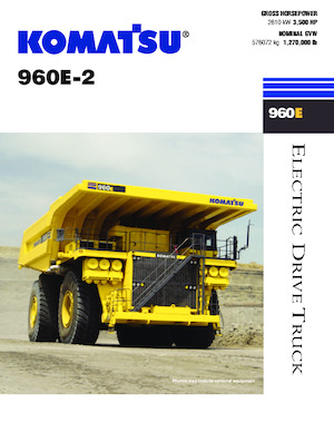 Basculante rigide Komatsu 960E-2
