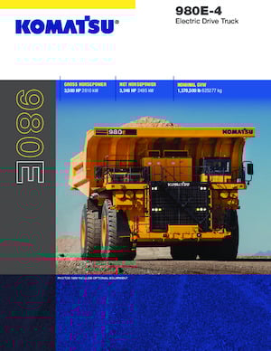 Basculante rigide Komatsu 980E-4