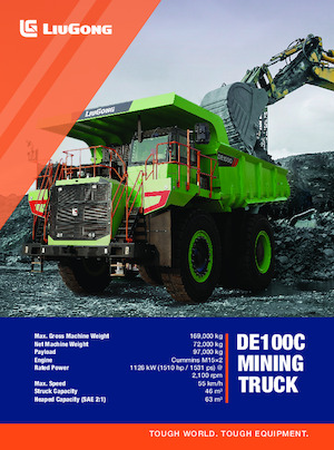 Basculante rigide Liugong DE100C