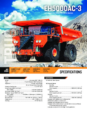 Basculante rigide Hitachi EH5000AC3