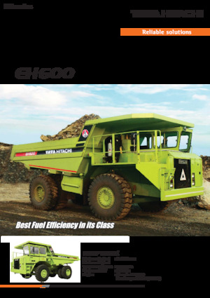 Basculante rigide Hitachi EH600
