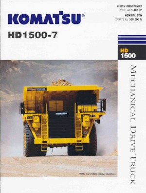 Basculante rigide Komatsu HD1500-7