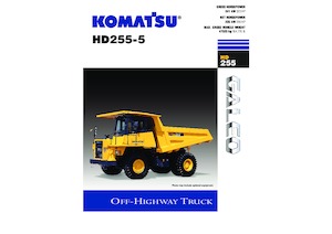 Basculante rigide Komatsu HD255-5