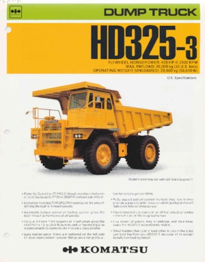 Basculante rigide Komatsu HD180-4