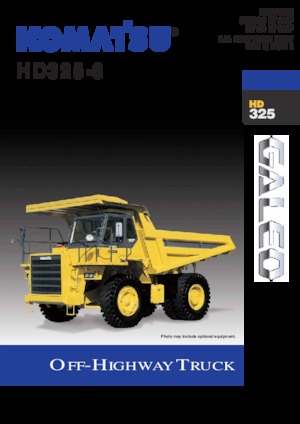 Basculante rigide Komatsu HD325-6