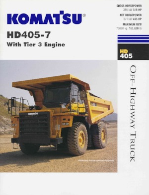 Basculante rigide Komatsu HD325-7
