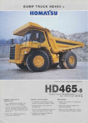 Basculante rigide Komatsu HD465-5