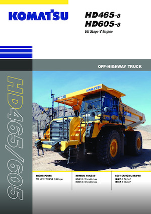 Basculante rigide Komatsu HD605-8E0