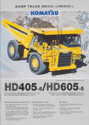 Basculante rigide Komatsu HD405-6