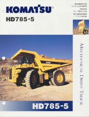 Basculante rigide Komatsu HD785-5