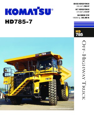 Basculante rigide Komatsu HD785-7