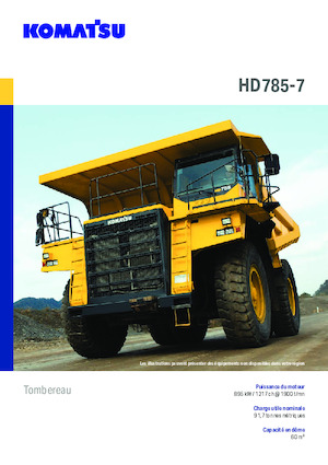 Basculante rigide Komatsu HD785-7