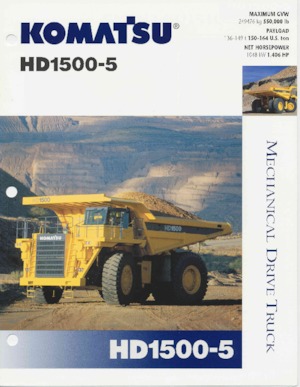 Basculante rigide Komatsu HD1500-5
