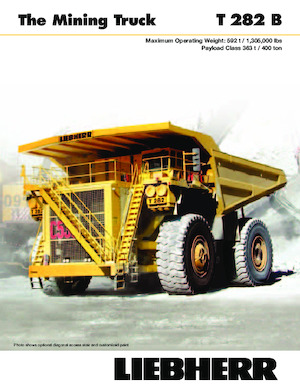 Basculante rigide Liebherr T282B