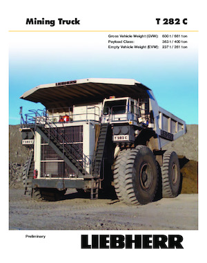 Basculante rigide Liebherr T282C