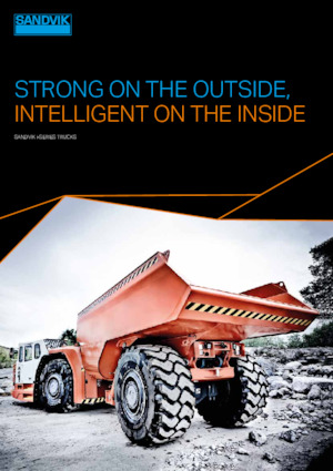 Autobasculante articulate Sandvik TH663i