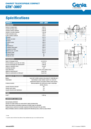 Telehandlere Genie GTH-3007
